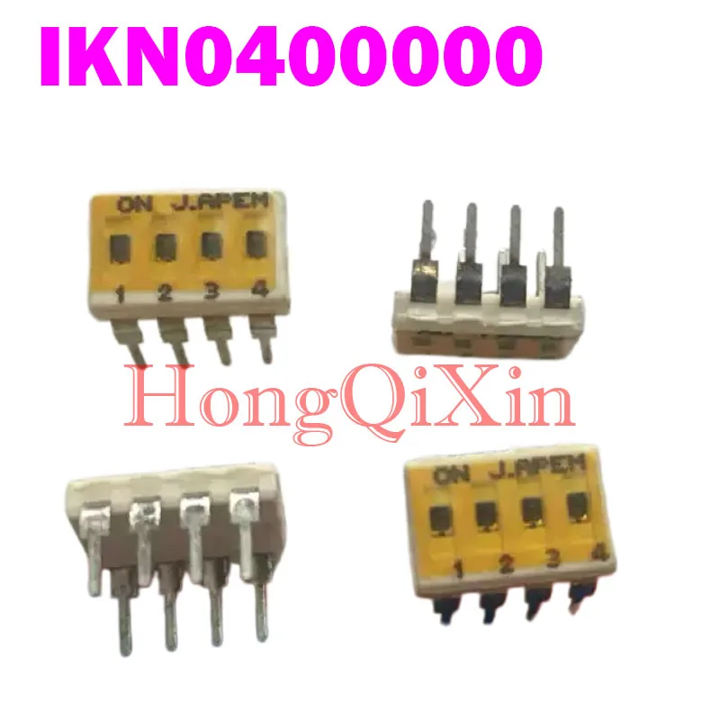 1 PCS/LOT  ikN0400000 Low-profile 4-position DIP switch, 2.54 mm pitch, flat-blade 4P   IC electronic component