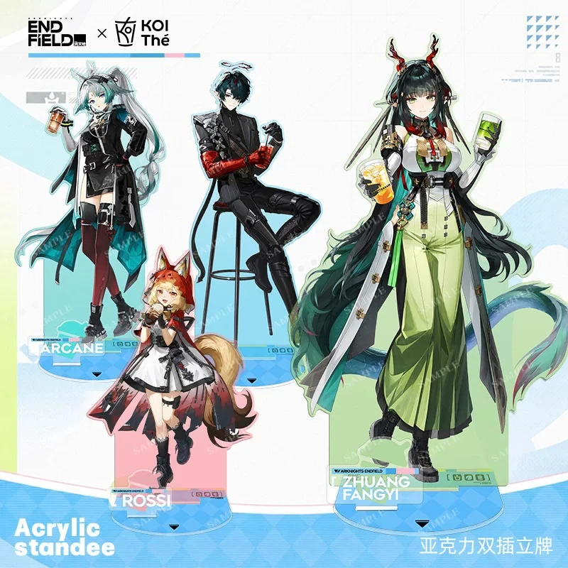 Game Arknights:Endfield Acrylic Standee Badge Pendant Keychain Polaroid Transparent Card Camille Arcane Zhuang Fangyi Rossi Gift