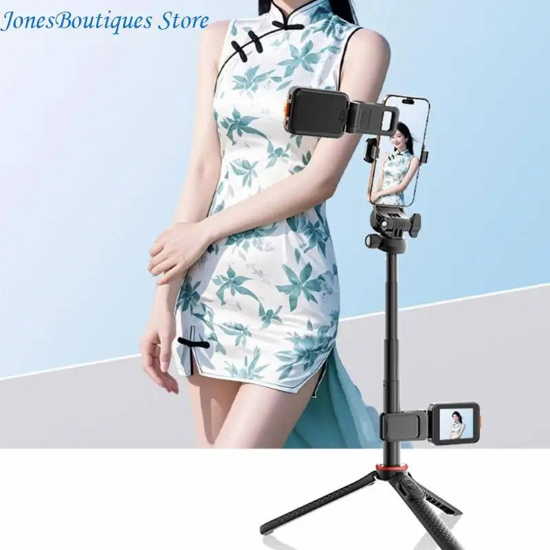Professional Mobile Selfie Display Screen Live Stream Functionality USB C Input Phones Selfie Artifact with Clip Mount W8KE