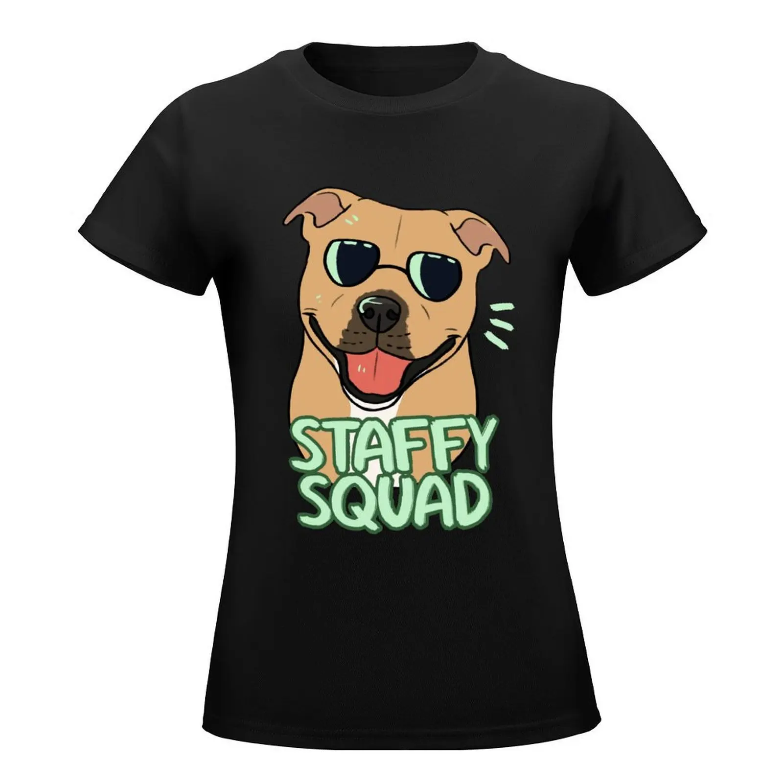 STAFFY SQUAD (red) T-Shirt sports fans anime clothes T-shirt Women