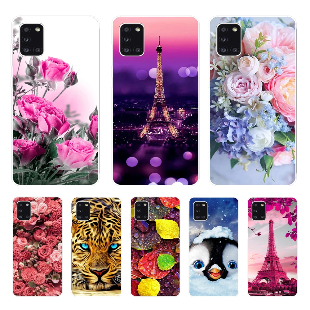 For Samsung Galaxy A31 A51 A71 Case Silicon Back Cover Phone Case For Samsung A315 A515 A715 Soft Case bumper coque protect