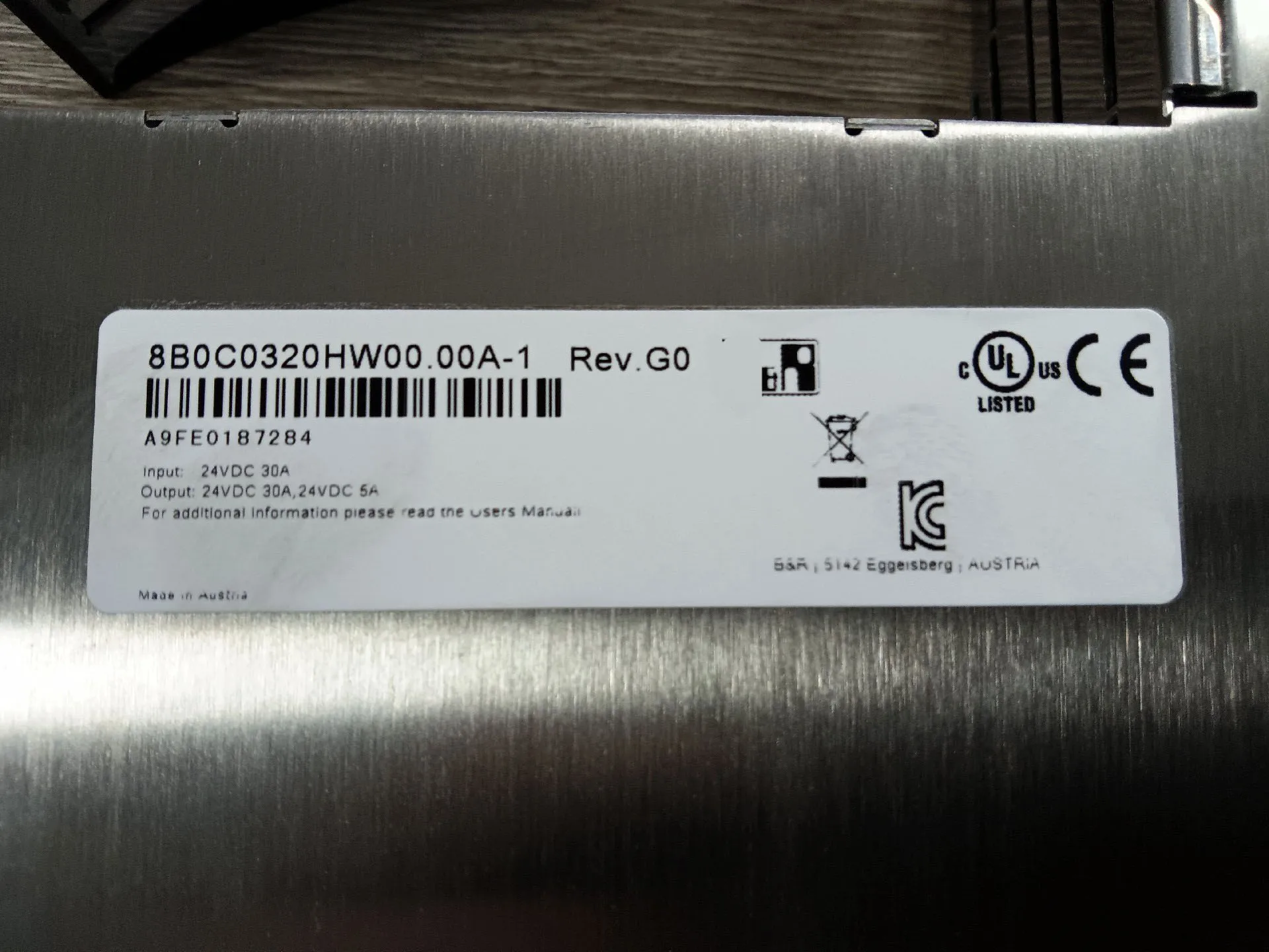 8B0C0320HW00.00A-1 Сервопривод для B&R