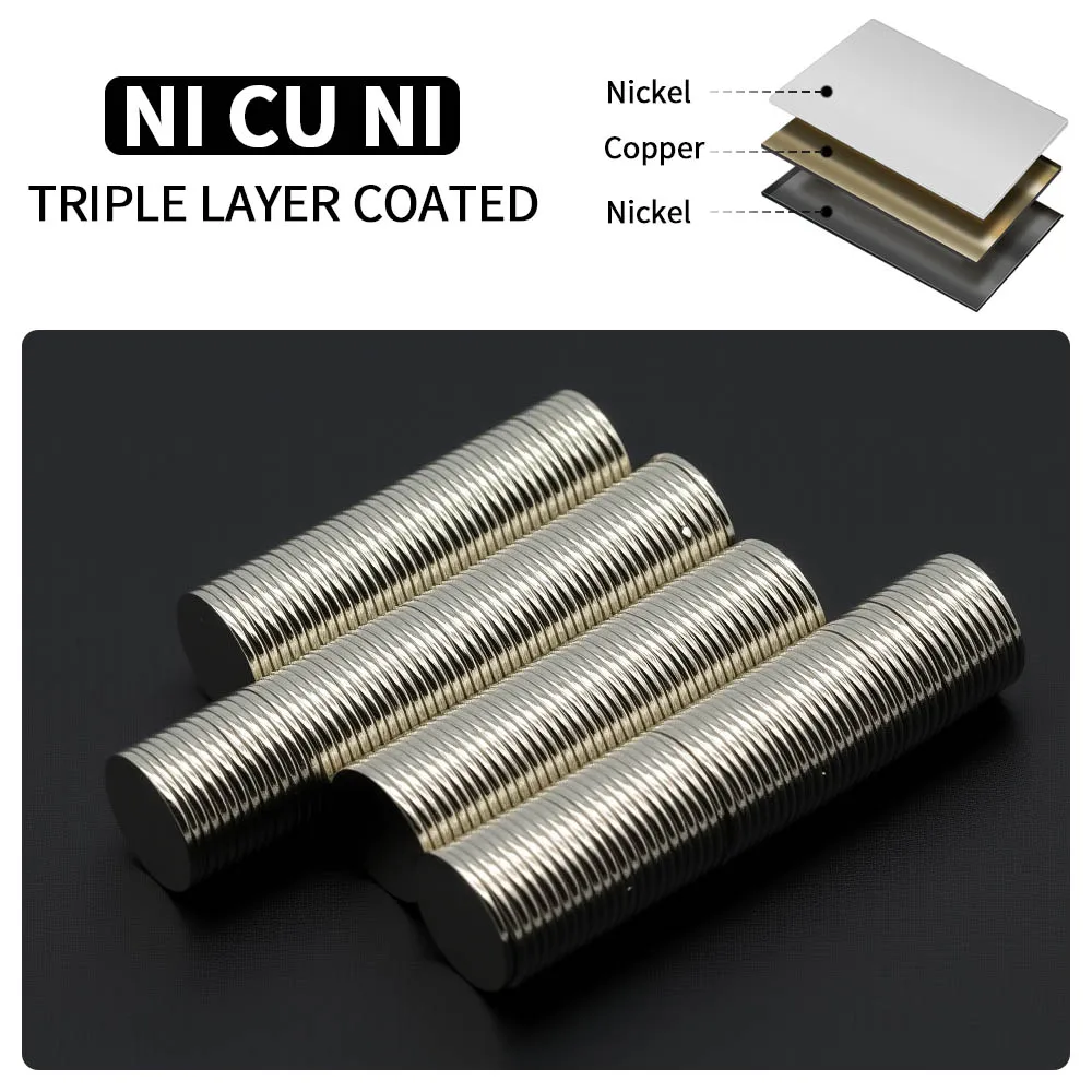 10x1mm Powerful Neodymium Magnet  N35 NdfeB Permanent Magnetic imanes Round Super Strong Fridge Magnets DIY image 5