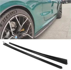 For BMW M8 F91 F92 F93 2/4 DOOR 2019-2023 Real Carbon Fiber Car Side Skirts Spoiler Extension Cover Body Kit