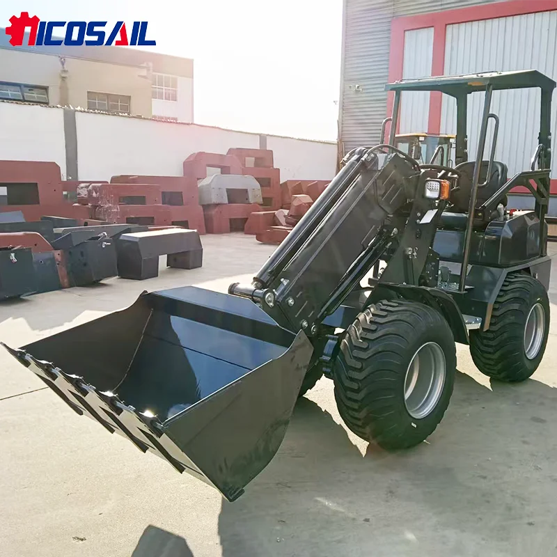 Mini Telescopic Wheel Loader 0.8T KZL918 Quick Attach CE Approved Custom Options
