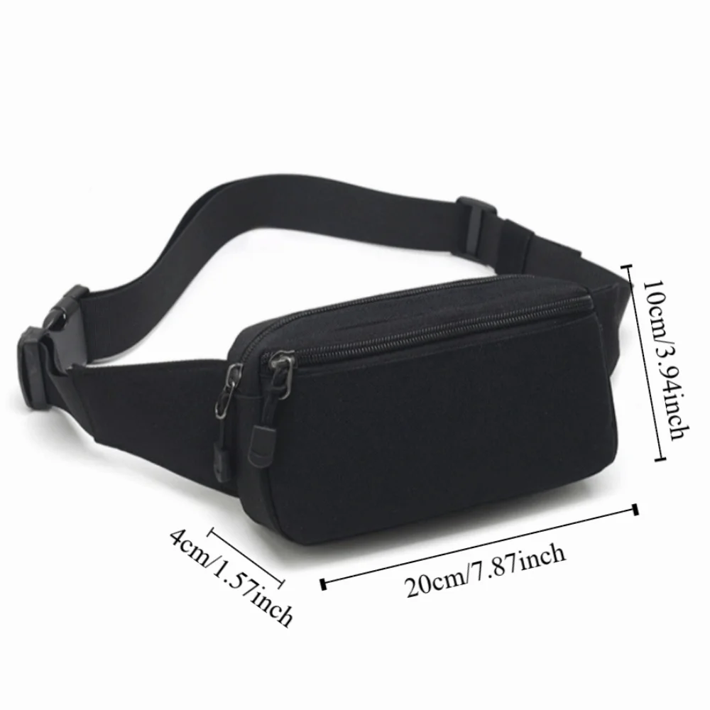 Saco de ginásio à prova dwaterproof água dos homens esportes saco da cintura oxford zíper moda saco peito leve grande capacidade maratona correndo saco viagem