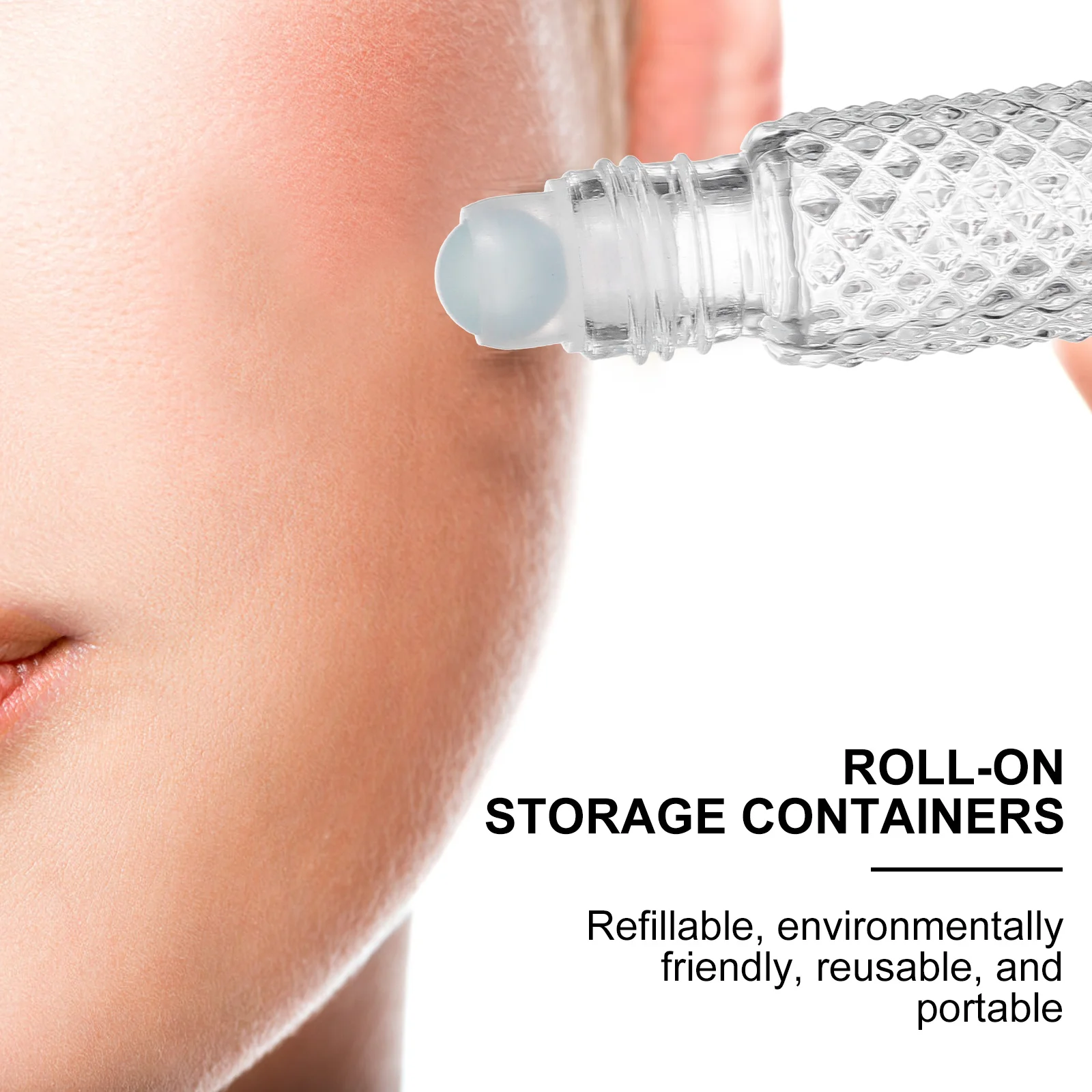 

Beatifufu 8pcs Glass Roller Bottle Essential Oil Container Mini Perfume Pipette Portable Anti Crystal Terrarium Bracket