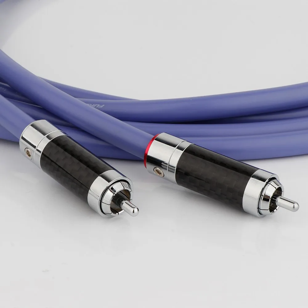 

High-end HIFI Furutech FA-aS22 OCC Signal Cable with Carbon Fiber Shell RCA/XLR Plug Audio Interconnect Wire for Power Amplifter