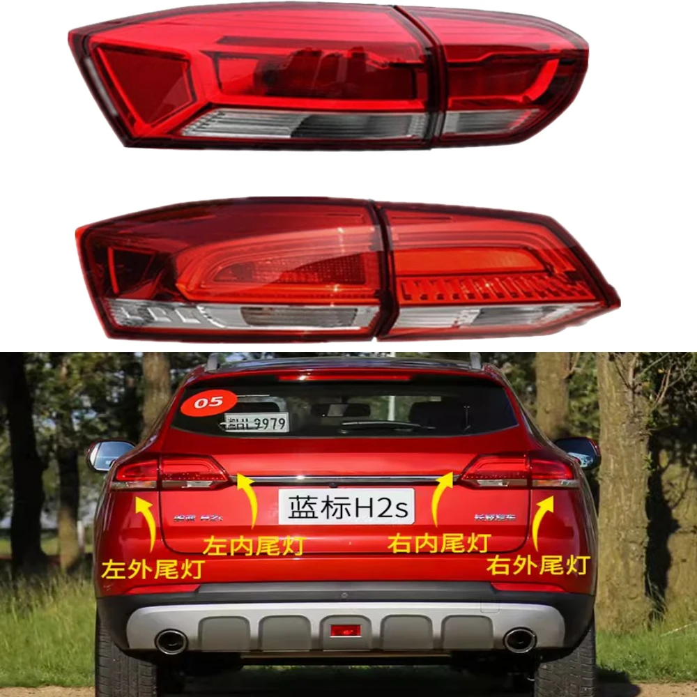 1pcs car accessories bumper tail light Hover Greatwall H2S taillight HAVAL Reflector fog Taillamp Hover H2 fog lamp