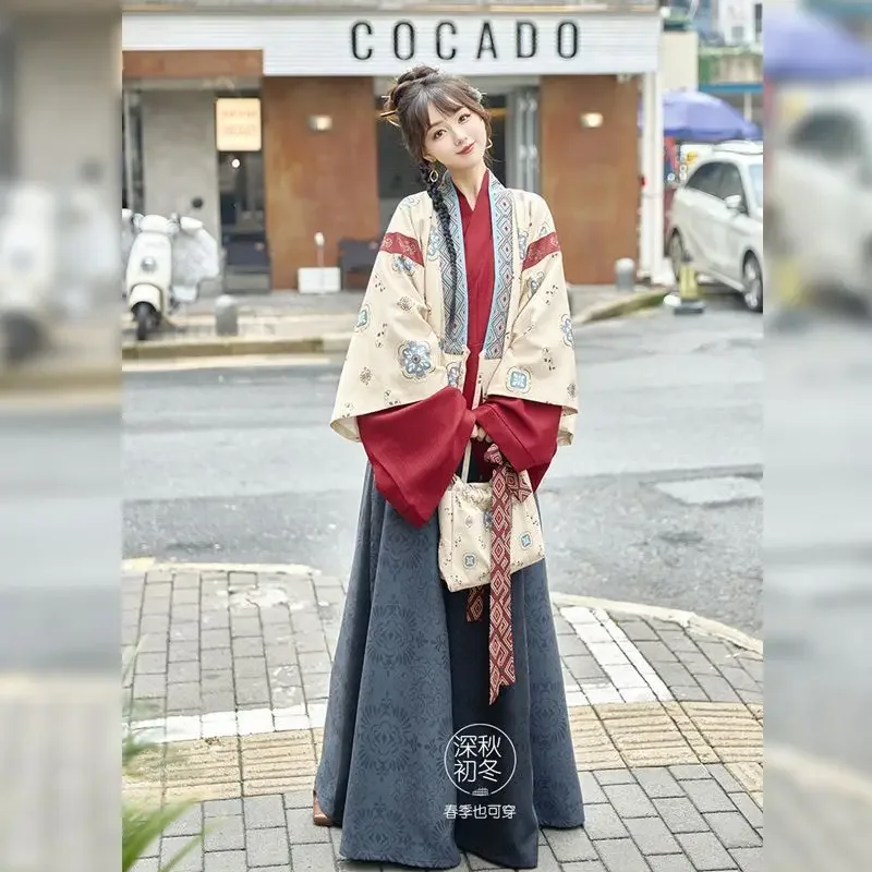 

2025 new Hanfu Dress Women Chinese Vintage Hanfu Halloween New Year Cosplay Costume Autumn Winter Hanfu Suits