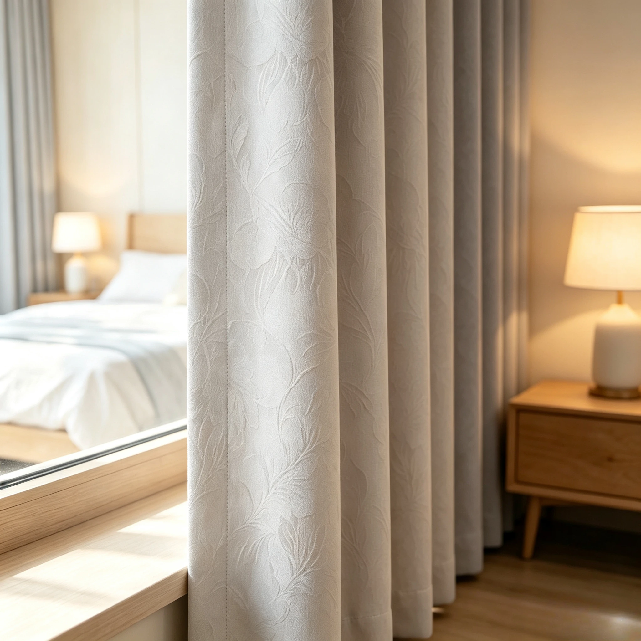 Chenille Embossed Jacquard Bla - Blackout Curtain Thick ulasan dan harga