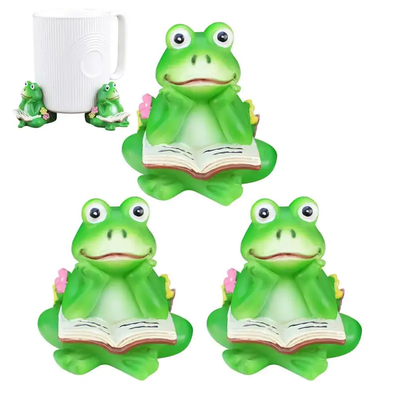 

Animal Pot Feet Kitchen Cup Feet Frog Shape Set Of 3 Decorative Planter Risers For Garden Kitchen Resin Animal Statue Patio