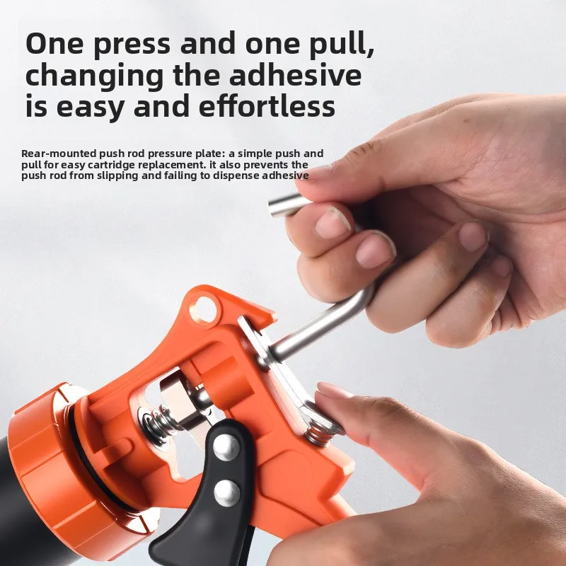 Manual Caulk Gun, 310ml Heavy Duty Sealant Gun for Home & Construction