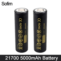 Sofirn 21700 5000mAh Flat-Top Battery for Flashlight Rechargeable Batteries