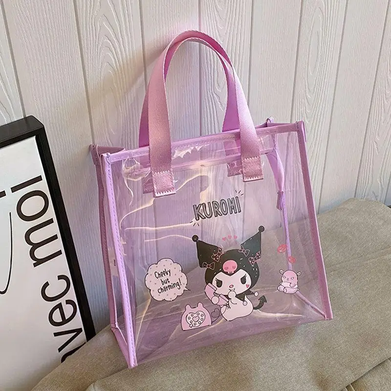 

Sanrio Kuromi Cartoon Colorful Waterproof Washing One Shoulder Makeup Bag Girls Fitness Shopping Large Capacity Hot Storage Bag