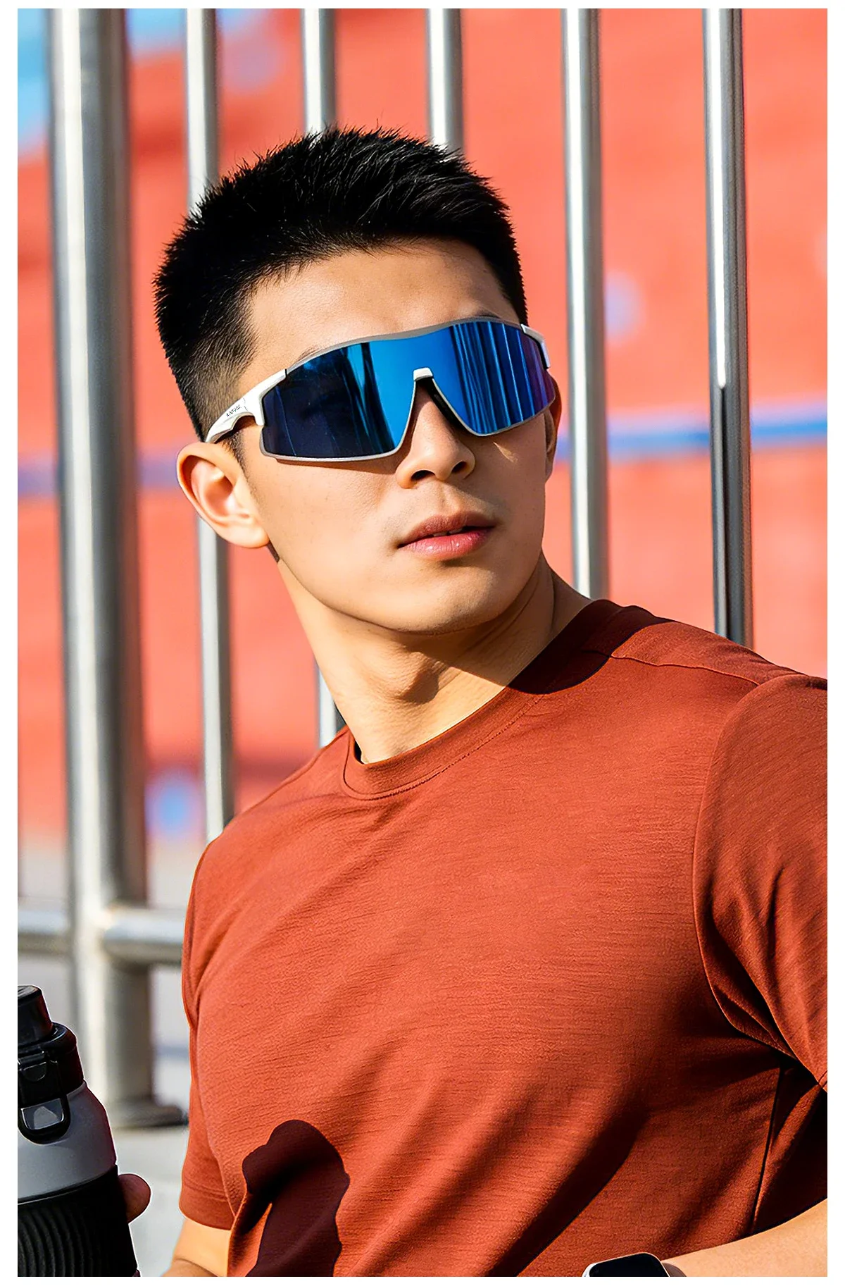 Kapvoe Photochrome Radfahrbrille Sport-Pickleball-Sonnenbrille Camping-Modebrille Herren MTB Fahrradbrille Wanderbrille – Detail 12