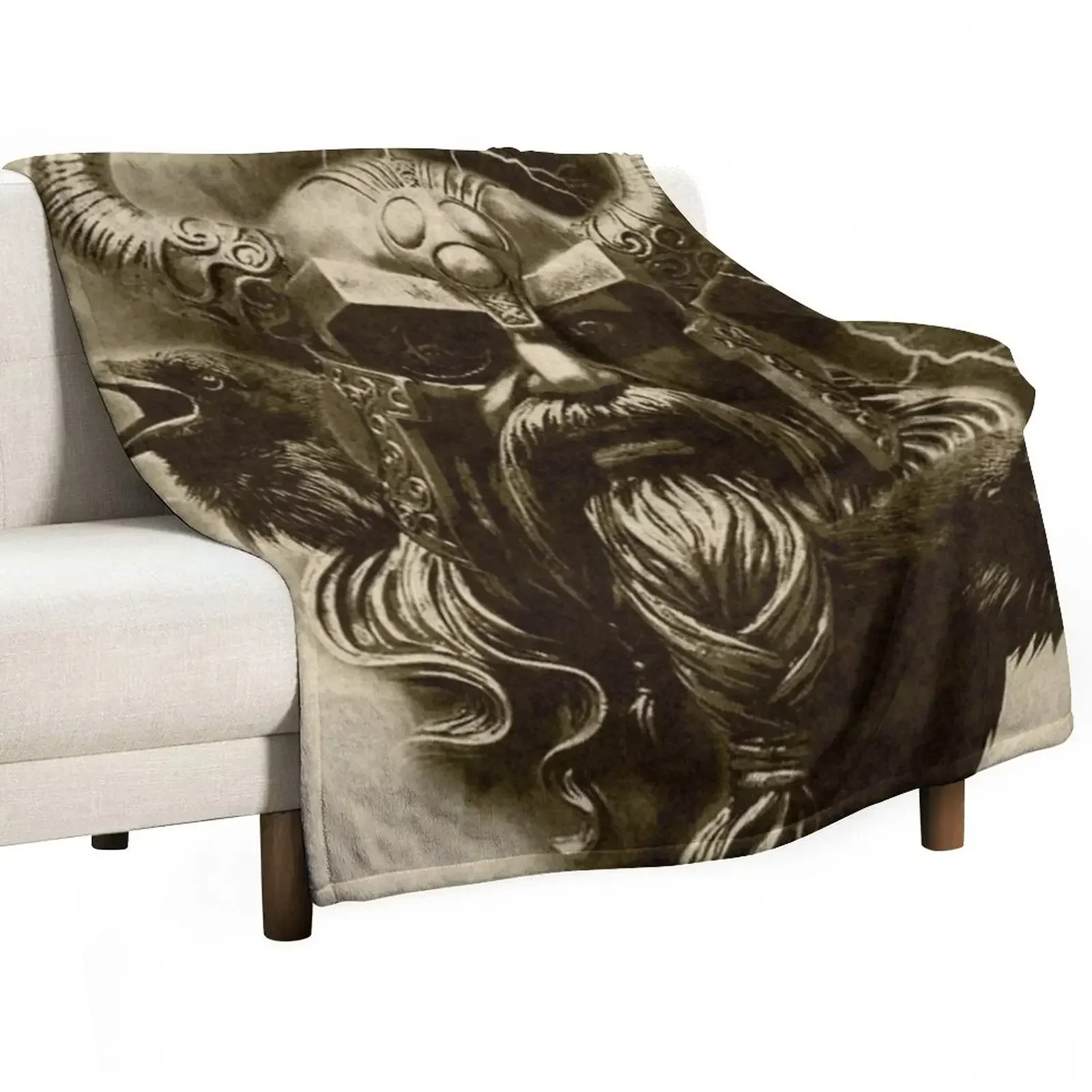 

Odin Throw Blanket Large funny gift Blankets