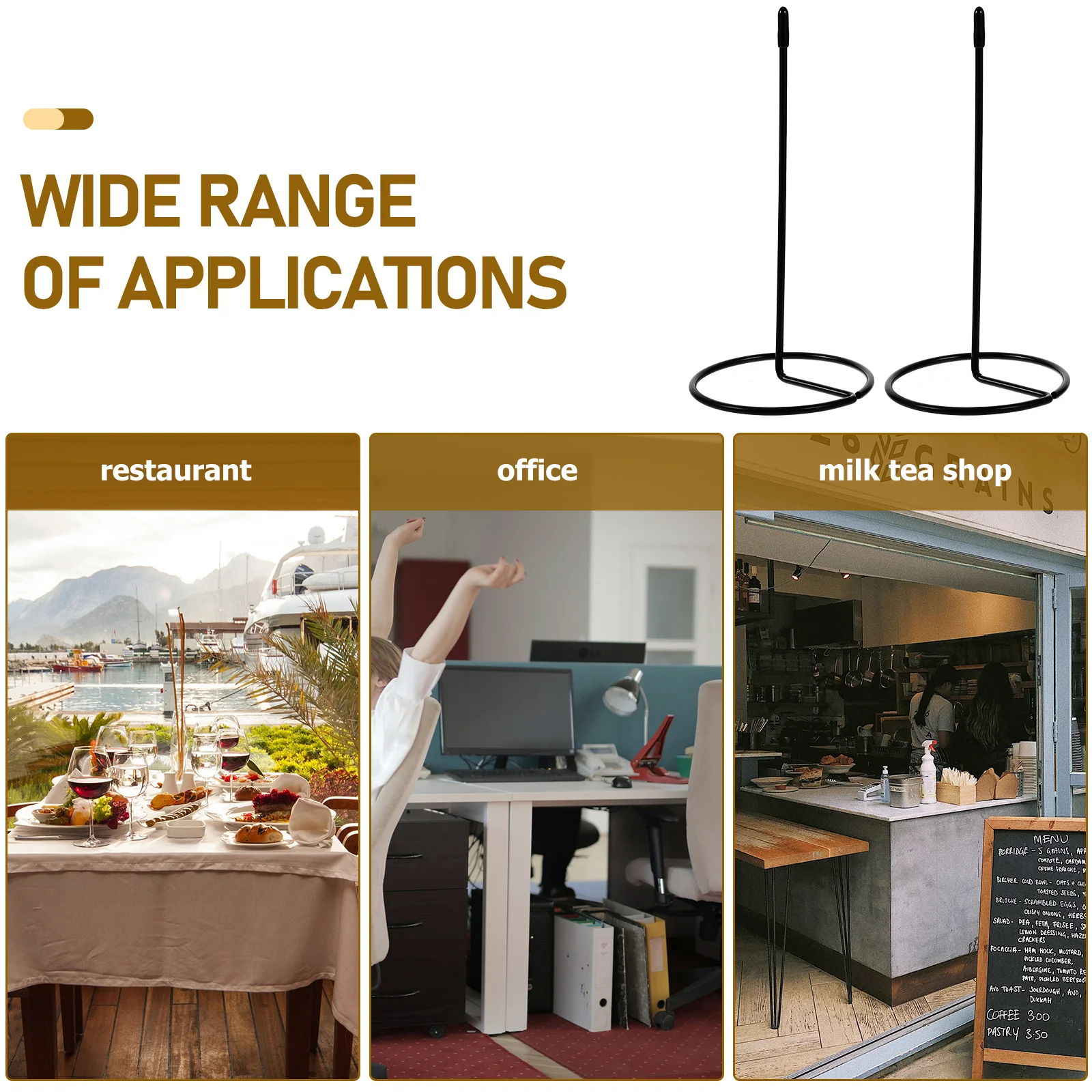 2 pezzi porta ricevute in acciaio inossidabile porta biglietti con punta organizer da tavolo forchetta per banconote supporto per promemoria porta contatti scrivania da ufficio