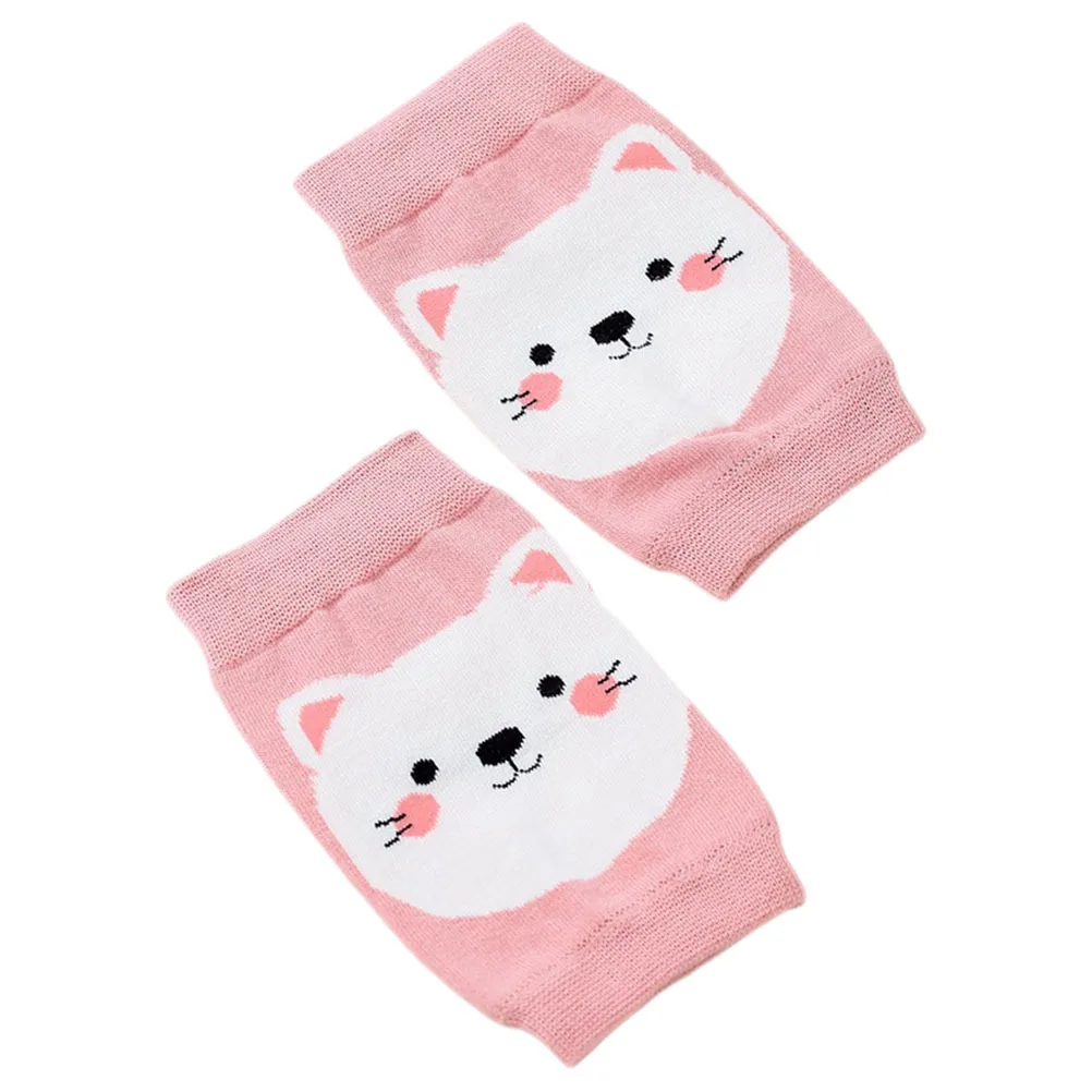 1Pair Baby Crawling Knee Pads Cotton Protective Toddler Pads Comfortable Soft Skin Friendly Crawling Protectors for Infants