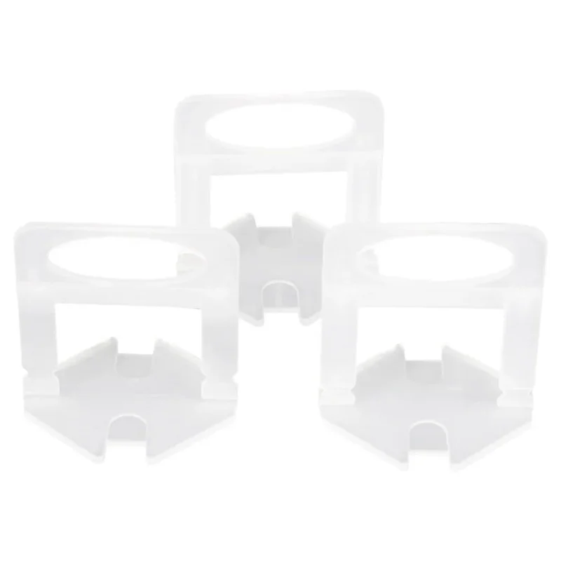 

PTST Tile Leveling System Clips - DIY Tiles Leveler Spacers - Tile Leveling System For Tile Installation (1/8 Inch) (500Pcs)
