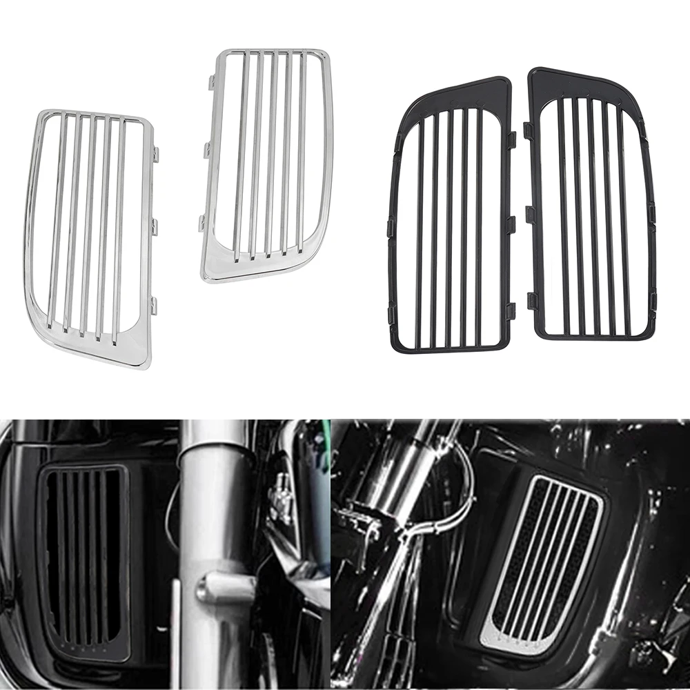 Motorcycle Accessories Radiator Grill Lower Fairing Cover For Harley Touring Electra Road Glide Ultra Limited Trike Tri Glide