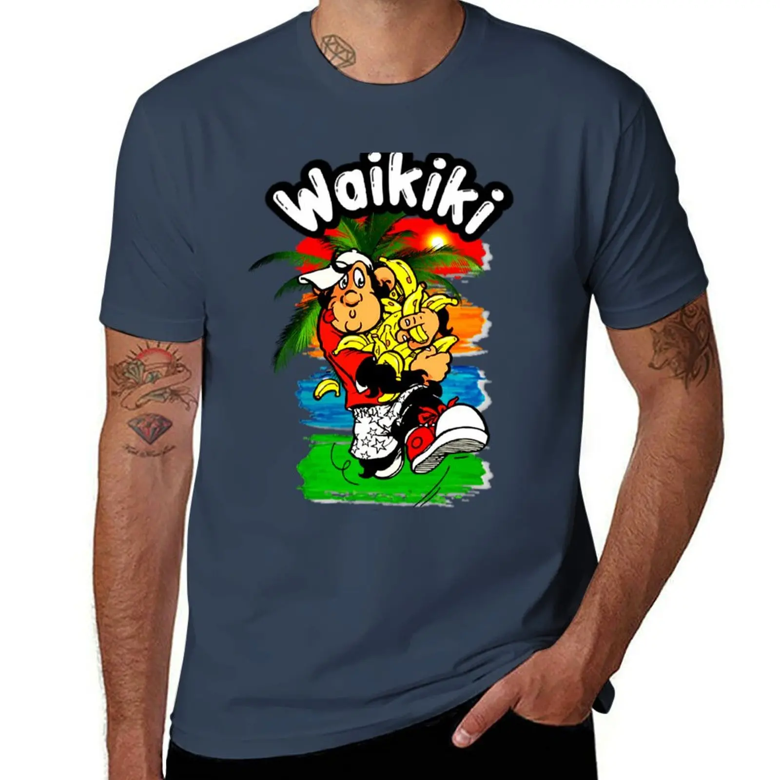 

Waikiki, friends T-Shirt Sweat Resistant Workout Tee Shirt