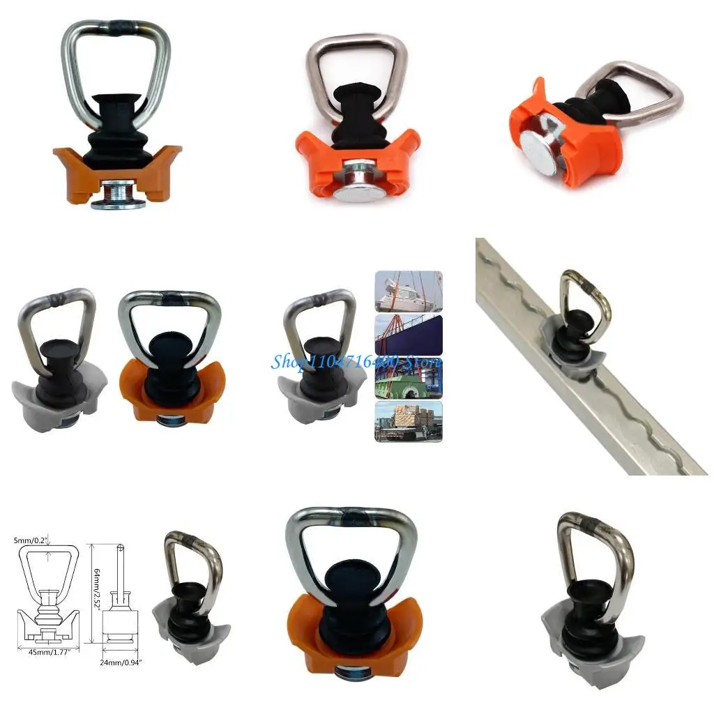 

y1gd Single Fitting L Track Hangings Hook CargoControl L Track Hook 600daN/kg