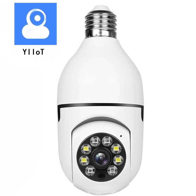 

CARPBABA YIIoT 1080P Wi-Fi лампа E27 камера наблюдения цвет ночного видения 360 ° Вращающийся умный дом с двусторонней связью и отслеживанием человека