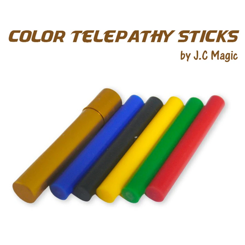 Color Telepathy Sticks by J.C Magic Tricks Mind Reading Color Prediction Magia Funny Close-up Illusions Gimmicks Mentalism Props