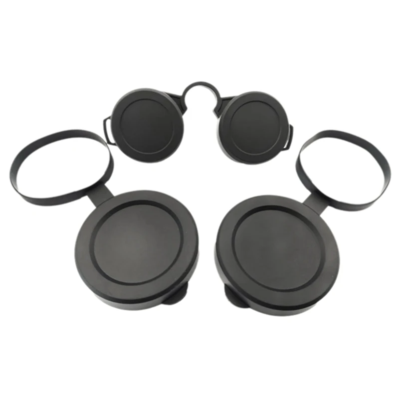 2025 nouveaux jumelles de Protection en caoutchouc capuchons d'objectif oculaire binoculaire couvercle d'objectif couvercle de télescope Protection d'objectif