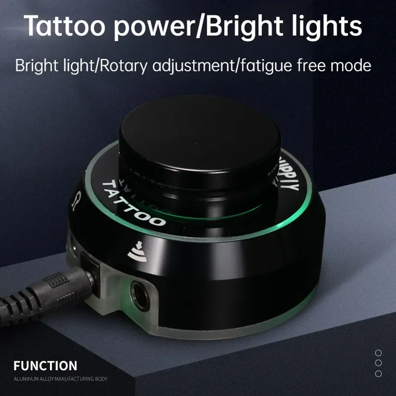 

7-Color Light Source Varies with Voltage Tattoo Rainbow Flash Button Tattoo Power Without A Foot Click Start Tattoo Accessories