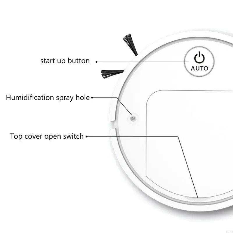 D0ab hút mạnh mẽ quét robot và máy hút bụi tự động có thể sạc lại USB
