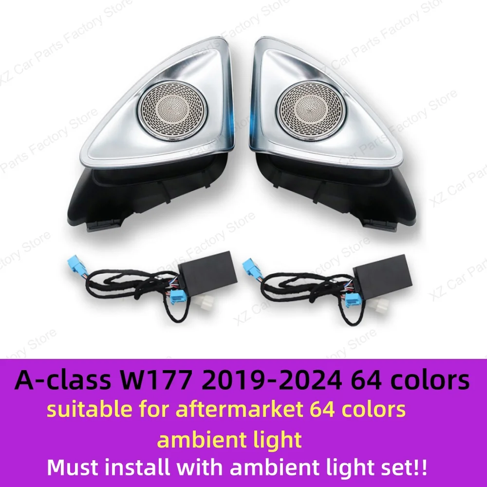 Für Mercedes-benz 4d Rotierenden Hochtöner C Glc E S-klasse W213 W205 W222 W223 X253 RGB Led leuchtende Auto Lautsprecher Horn Refit