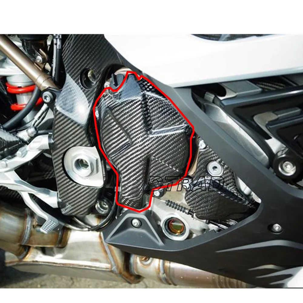 

For BMW S1000RR S1000R 2019-2025 M1000RR Motorcycle 100% Carbon Fiber Engine Protection Cover Clutch Gearbox Guard Accessories