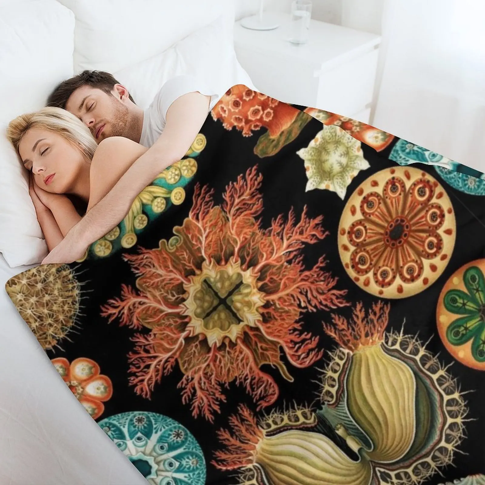 Ascidiacea - رمي بطانية بطانية أرائك للديكور على الشاطئ لبطانيات فروي للأطفال #4