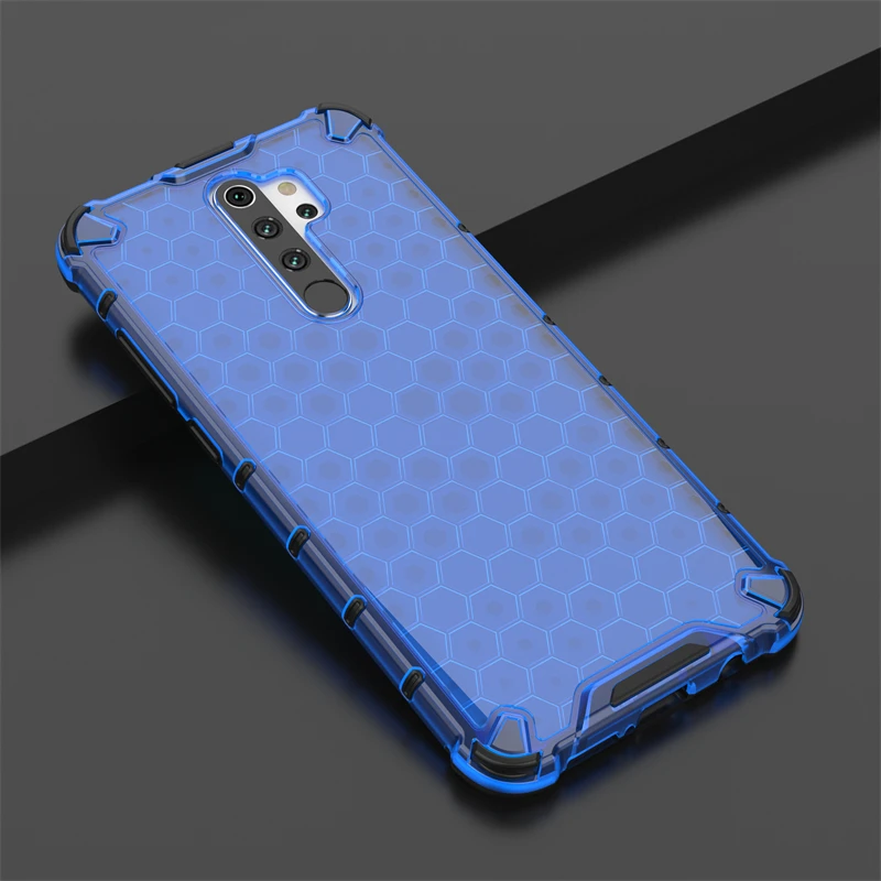 Shockproof Transparent Case For Redmi Note 8 Pro Honeycomb Armor Clear Case For Redmi Note 8 Pro Case Cover For Redmi Note 8 Pro - view 5