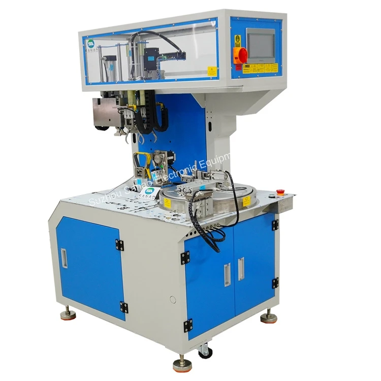 China Manufacture Automatic AC/DC Wire Winding Machine Power Cord Tying Machine Wire Cable Bundling Machine