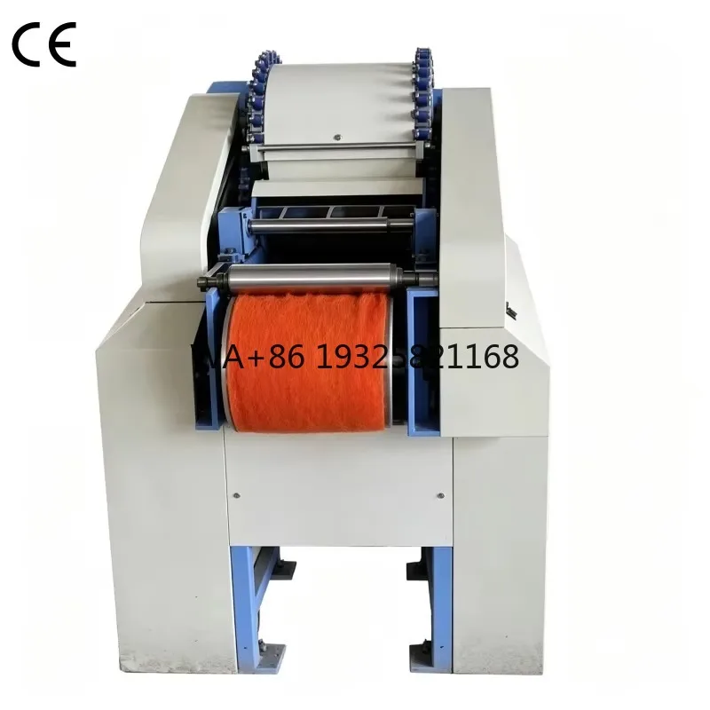 CNC Laboratory Carder Cotton Carding Machine Textile Sample Carding Instrument Chemical Blended Fibers Preparation Apparatus