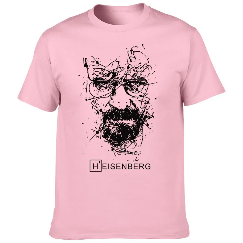 Camiseta creativa de Breaking Bad Heisenberg para hombre, camisa con estampado de serie de TV, moda urbana, Top informal, europeo y americano, 2022