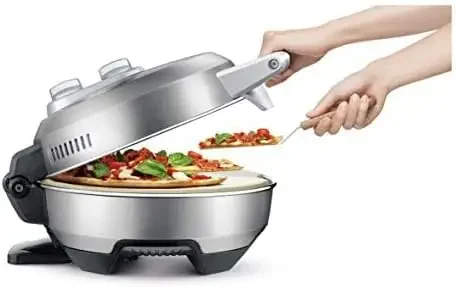 Pizza Maker, 19.5 x 12.6 x 19.2 inches, Silver