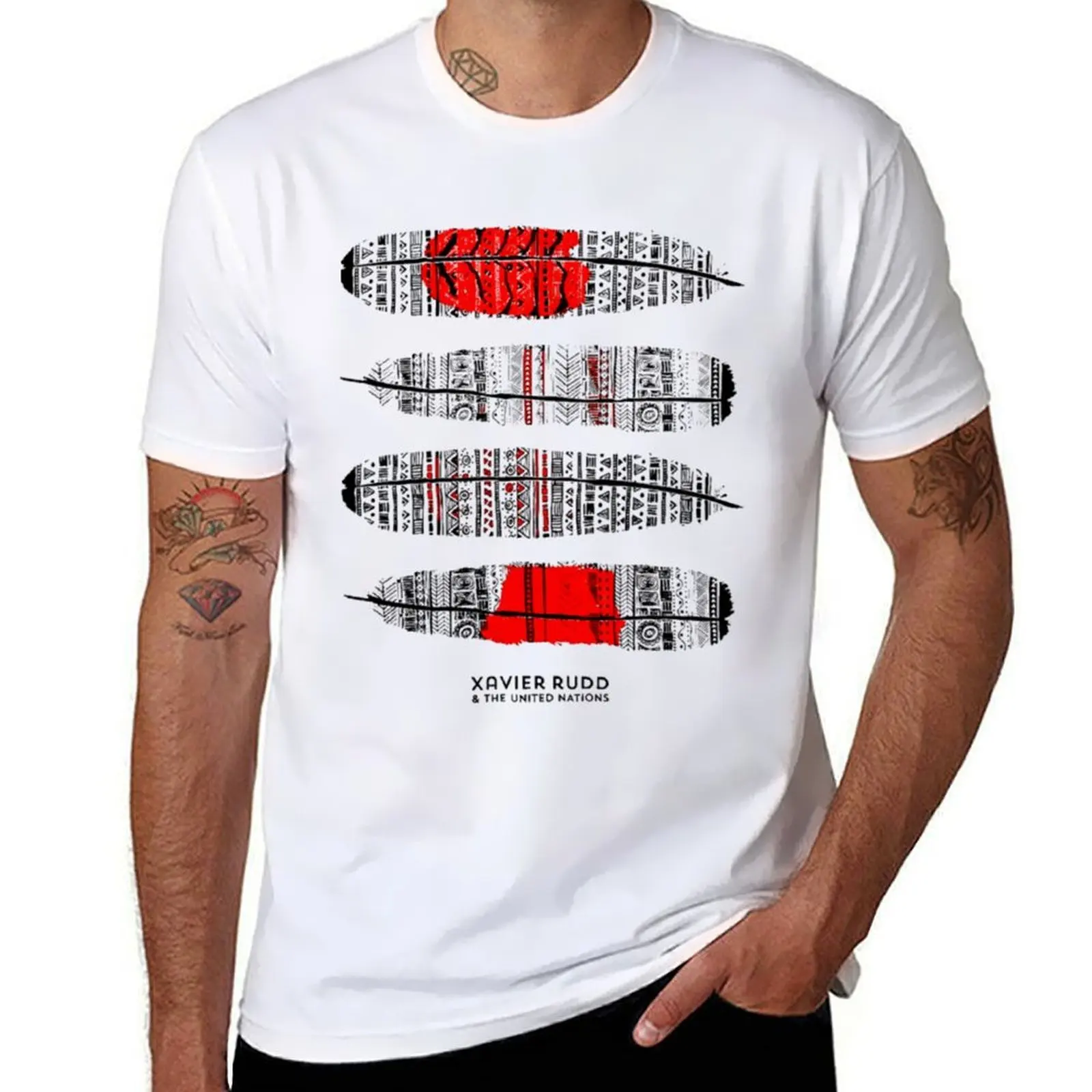 

Xavier Rudd United Nations T-Shirt essential t shirt t shirts for man pack cotton T-Shirt