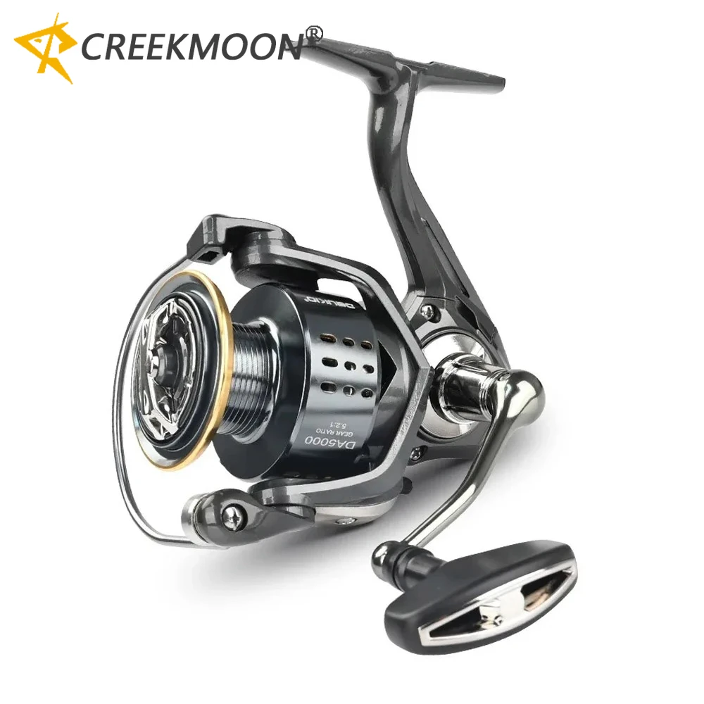 Spinnrolle 2000-7000 Serie Ultraleicht 15KG Max Bremskraft Surfcasting Spinnrolle für Meerbarsch Hecht Salzwasser Süßwasser