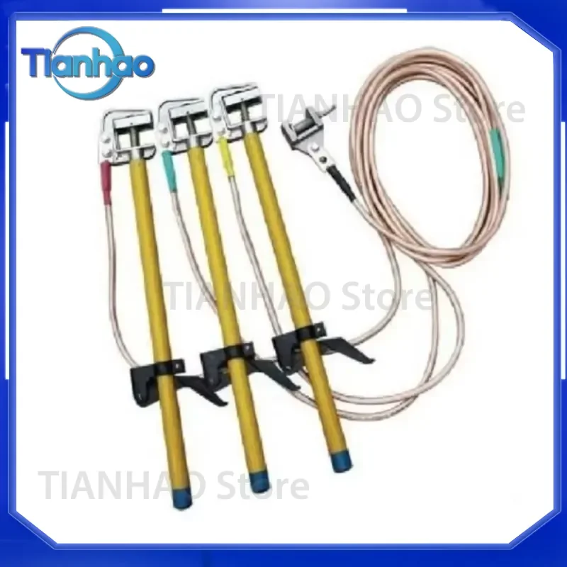for Grounding Rod Kit Earth Wire Set Electrical Earthing Equipment Copper Clad Steel Ground Spike Lightning Protection System