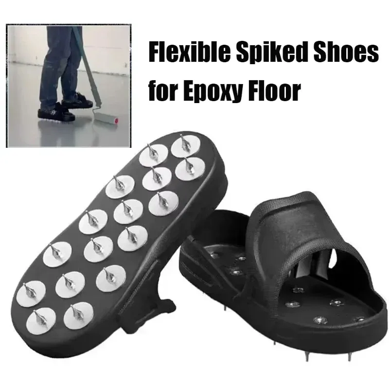 Suitable for Spiked Shoes Sharp Spiked Shoes Safe Walking on Floor Leveling Materials Self Leveling Cement Epoxy Install