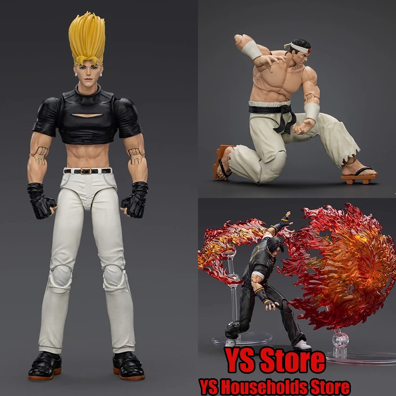 

Коллекционная фигурка Joytoy 1/18 Game Hero Team: Горо Даймон, Кё Кусанаги, Бенимару Никайдо, 3,75 дюйма, с подвижными суставами