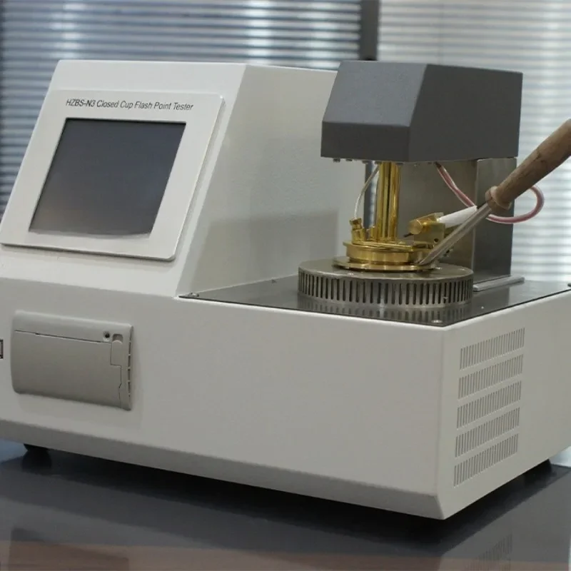 Closed Flash Point Tester Equipment - Automatic Detection And Determination for Sample Analysis in Laboratory Settings