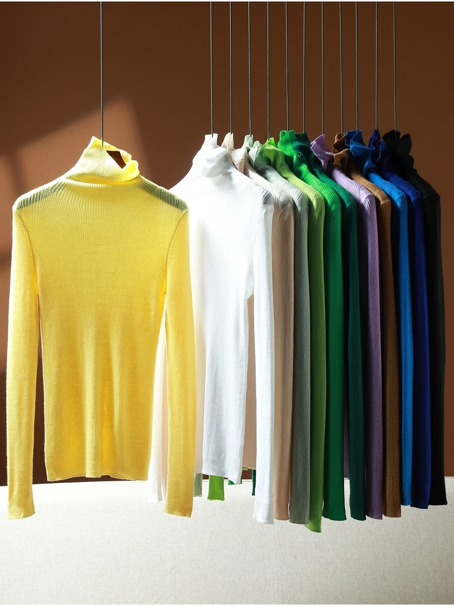 

Женский свитер из высококачественной мягкой шерсти серии Ms26, повседневный, длинный рукав, для многослойного образа, эксклюзив онлайн-продаж