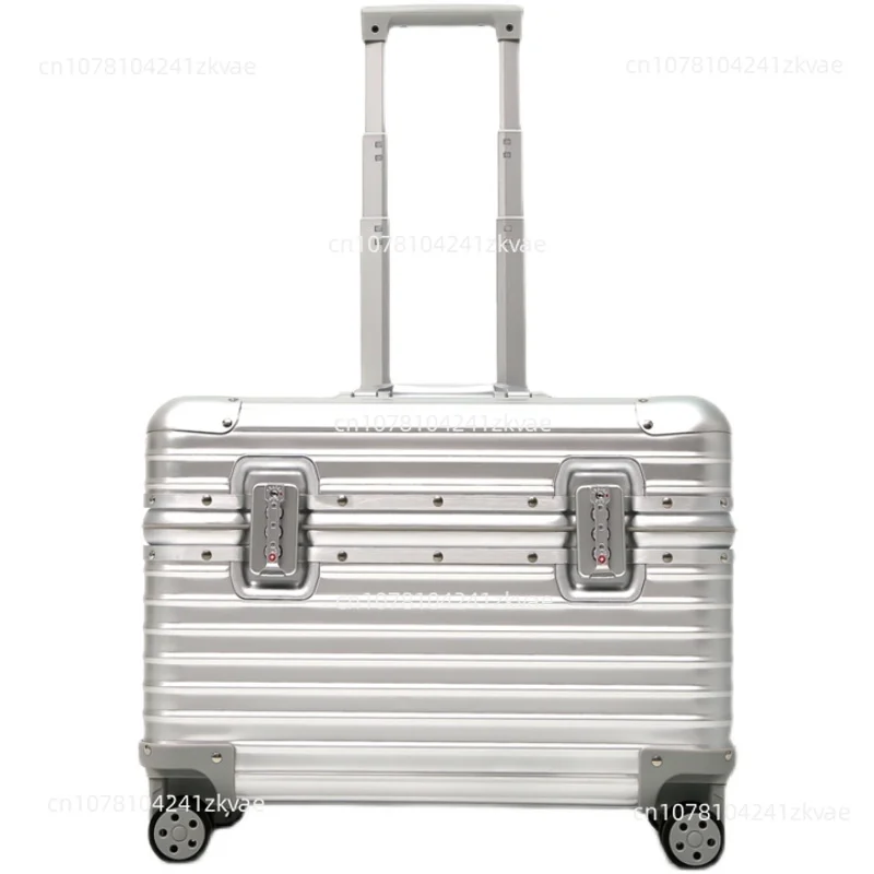 Travel Bags Business Carry On Aluminium Pilot Case Luggage Suitcases Trolley Pilot Case