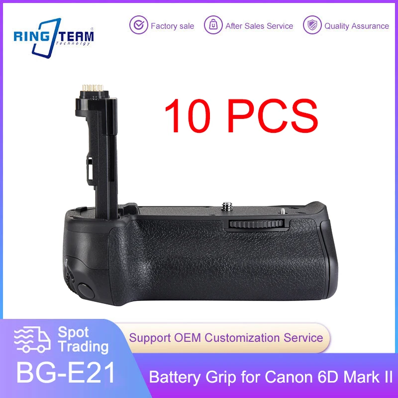 

10PCS BG-E21 BGE21 Vertical Battery Grip for Canon EOS 6D Mark II 6DII 6D2 6D Mark 2 Camera BG-6DII