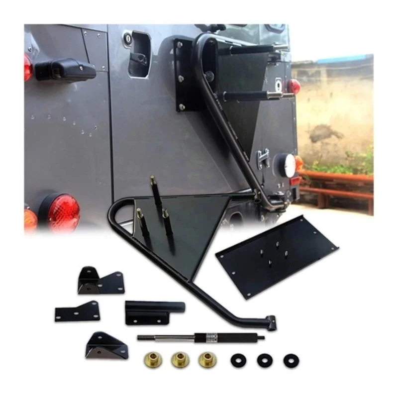 

Suitable Defender Steel Spare Tire Rack Bracket Wheel Rack External Parts Car Accessories